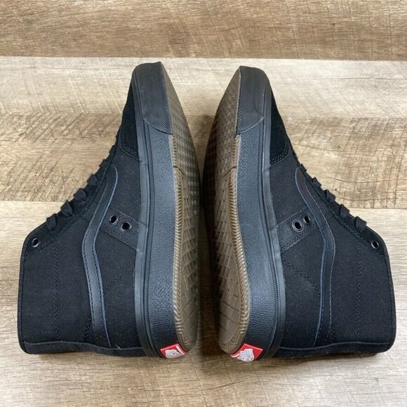 VANS Crockett High Black Mono Skate Shoes Men's Size 8 Women's Size 9.5 NEW - Picture 8 of 11